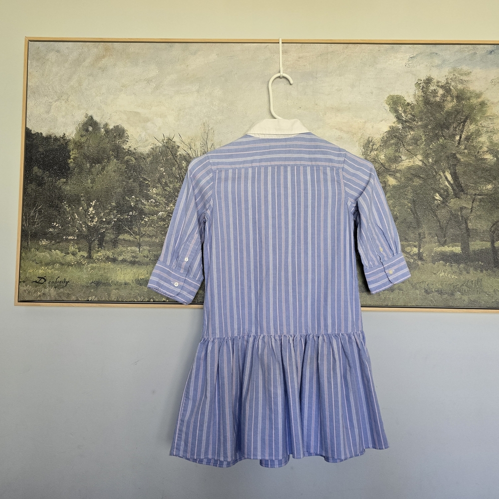 Polo by Ralph Lauren Light Blue Striped Dress - Picture 5 of 5